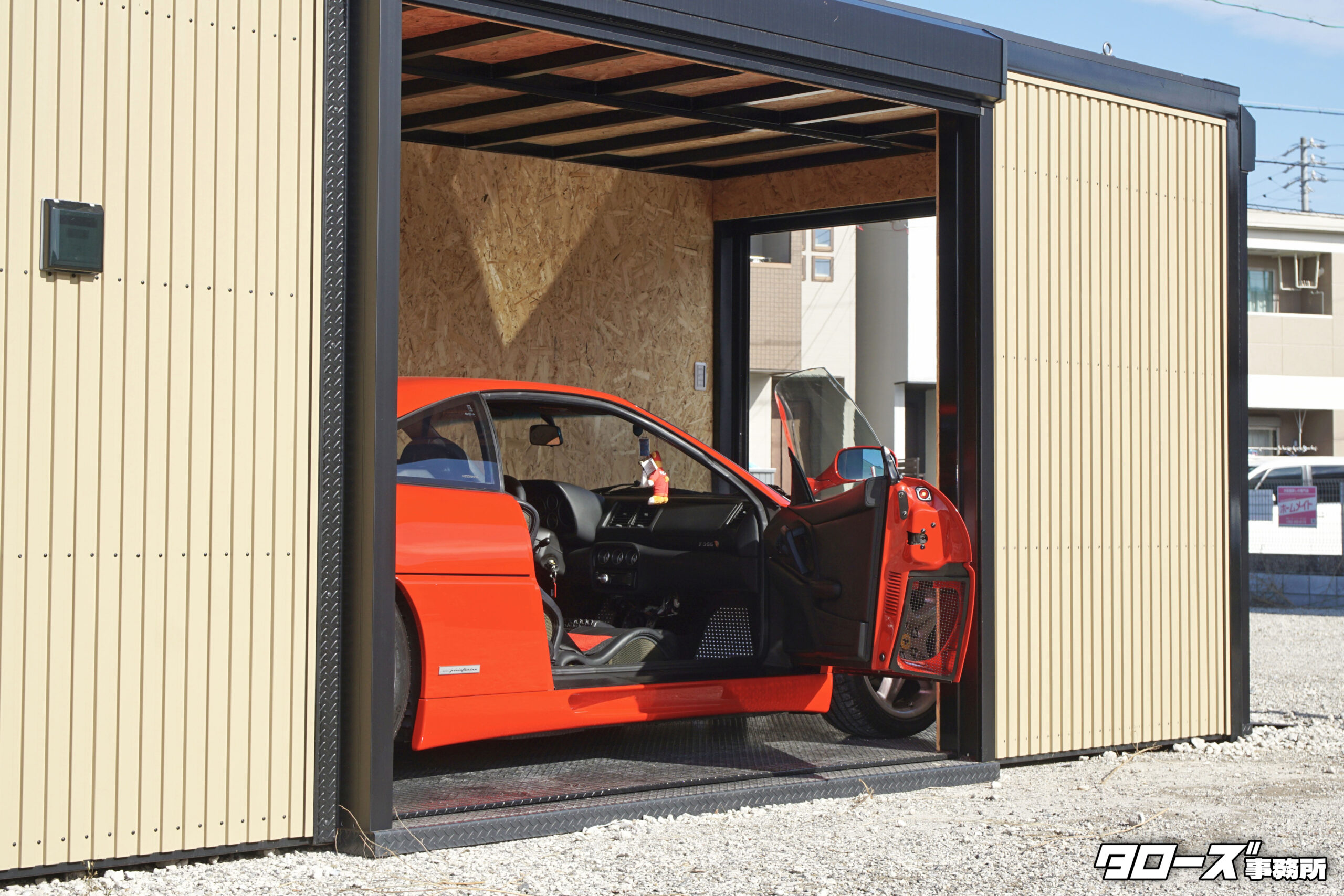 物件名；GROUD GARAGE 名古屋西
所在地：名古屋市中川区戸田明正1-1809
名古屋高速：千音寺IC
東名阪：名古屋西IC　
名二環：大治南、千音寺南IC
タイプ：コンテナ型ガレージ
竣　工：2026年増設予定