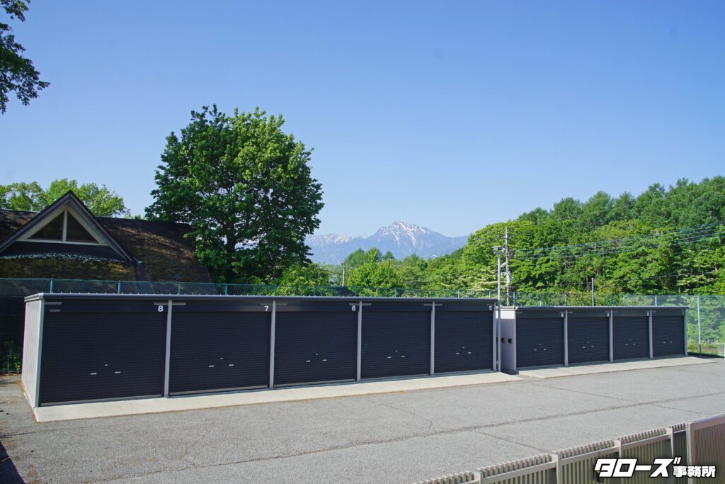物件名:GROUD GARAGE 小淵沢Ⅱ
所在地:山梨県北杜市長坂町小荒間1270
設備:
・ALSOKホームセキュリティ完備
・100Vコンセント・室内照明・換気扇